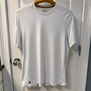RHONE White Athletic Performance Mesh T-Shirt Size XL